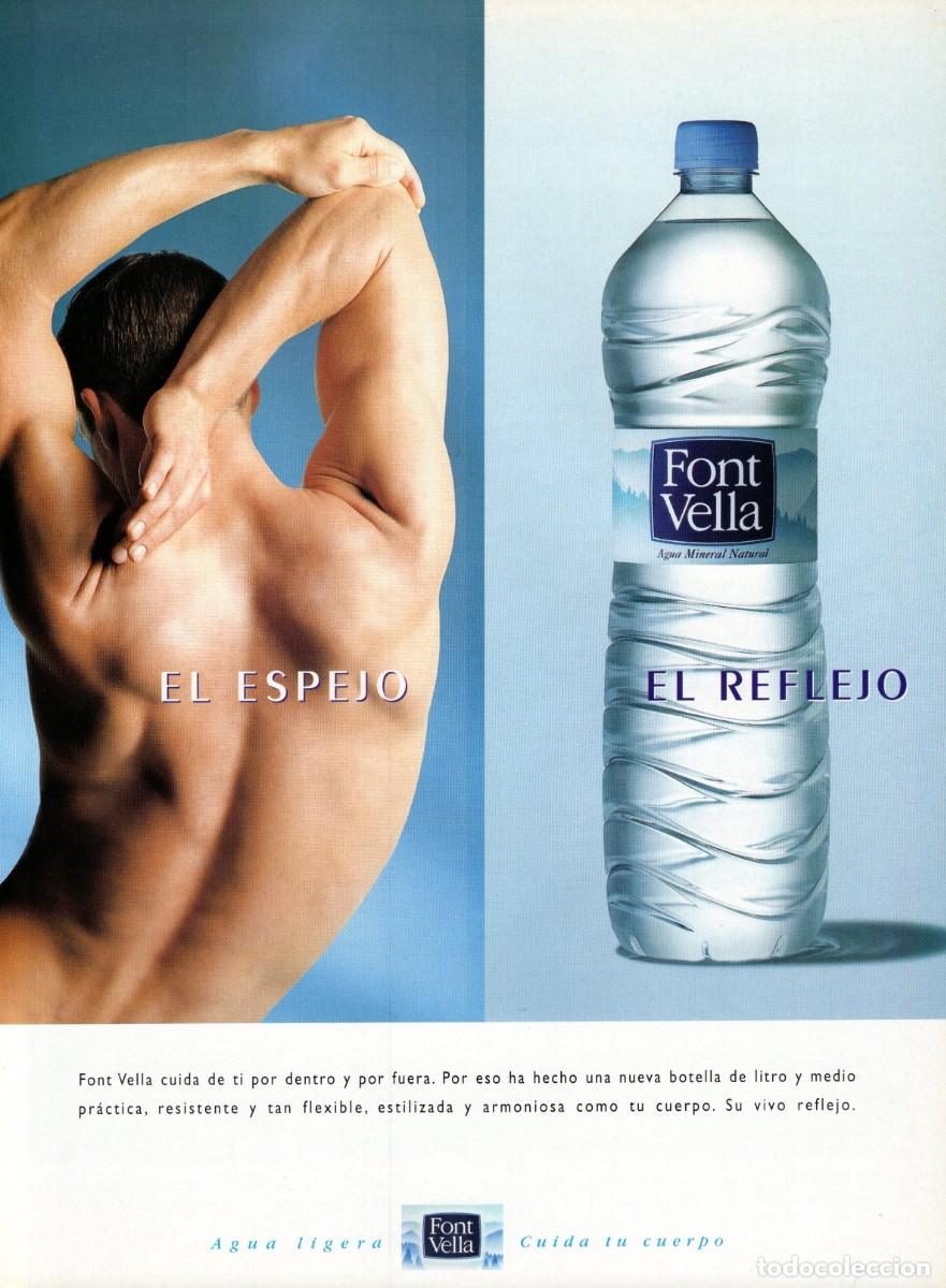 Cataloghi pubblicitari: Hoja publicidad revista 1998. AGUA FONT VELLA. El espejo, el reflejo.