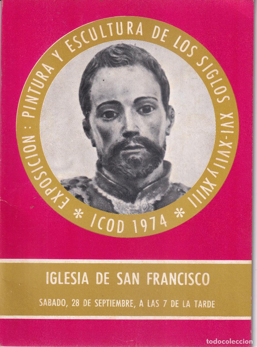 Cataloghi pubblicitari: EXPOSICION IGLESIA DE SAN FRANCISCO ICOD 1974