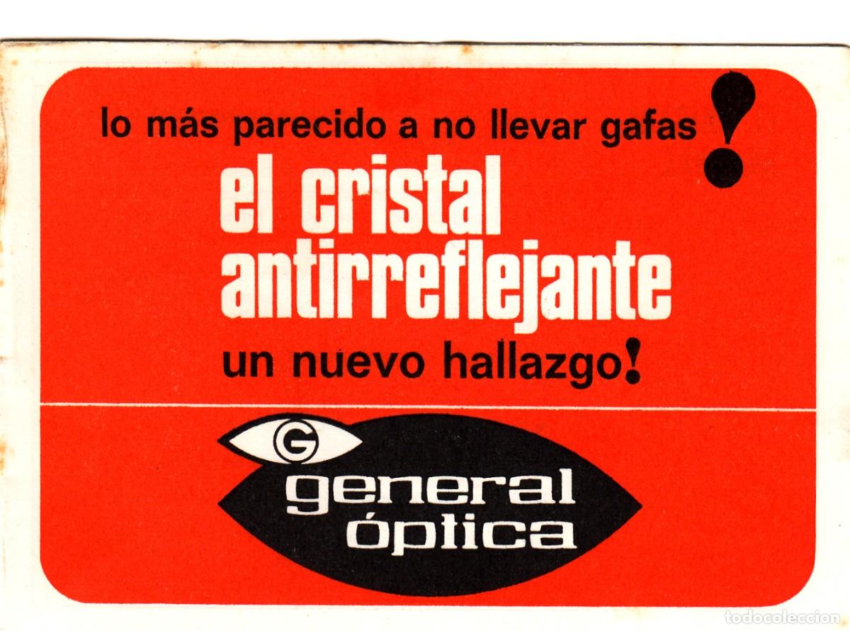Cataloghi pubblicitari: PUBLICIDAD: GENERAL OPTICA - TRIPTICO A&Ntilde;OS 60-70