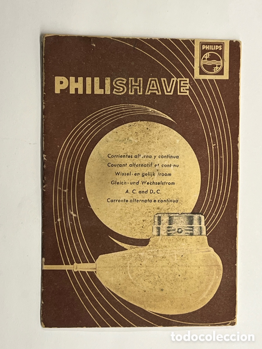 Cataloghi pubblicitari: CATALOGO COMERCIAL MAQUINA AFEITAR PHILIPS PHILISHAVE (h.1960?)