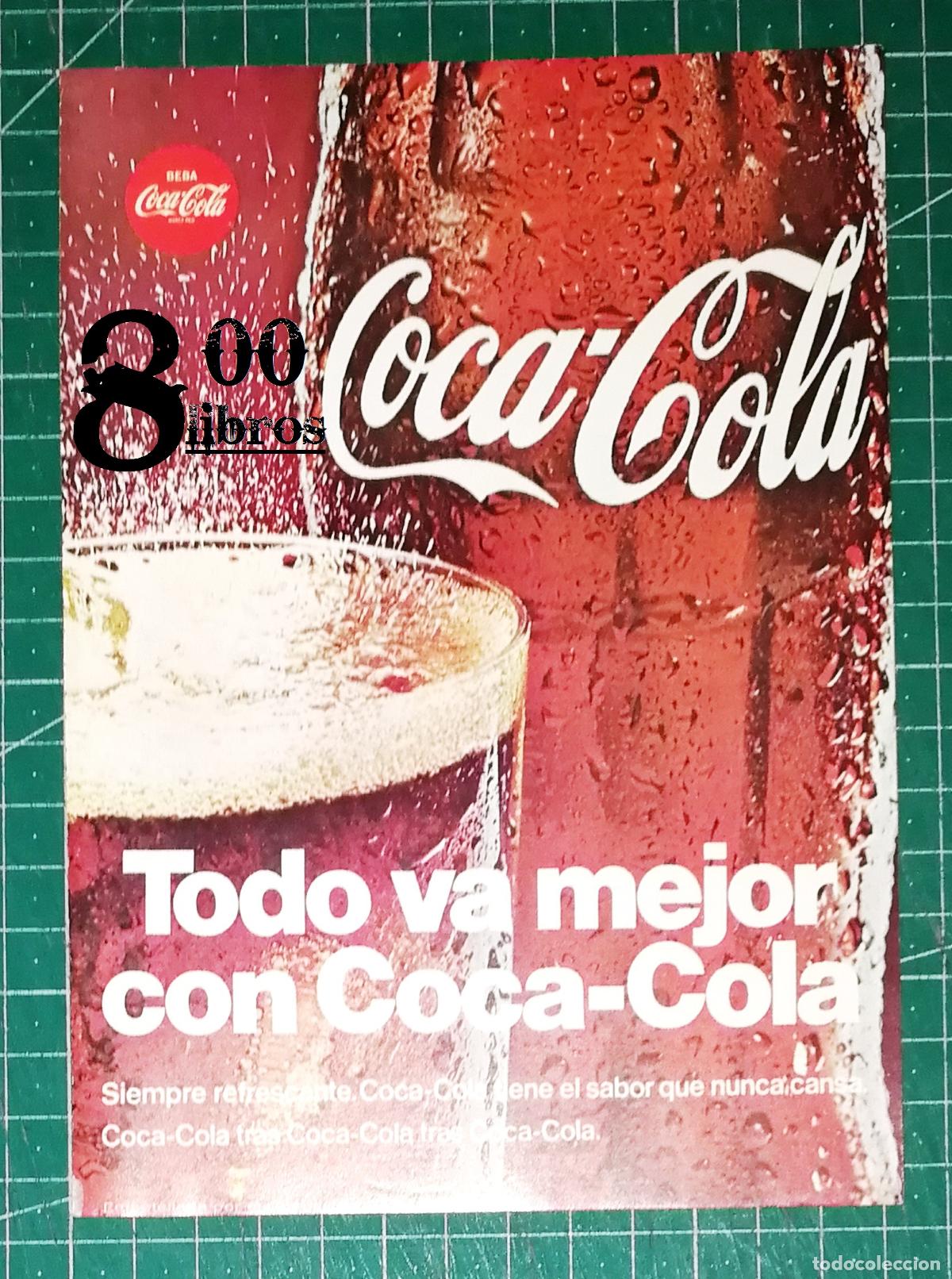 Cataloghi pubblicitari: ANUNCIO - HOJA - PUBLICIDAD. COCA-COLA : Todo va mejor... ; C&aacute;mara Polaroid &iexcl;Clic! y v&eacute;ala... 1968