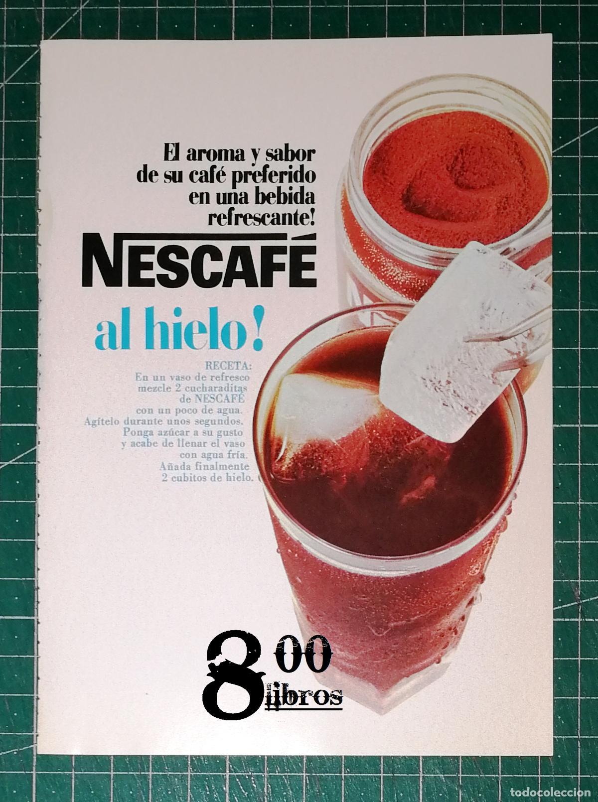 Cataloghi pubblicitari: ANUNCIO - HOJA - PUBLICIDAD. NESCAF&Eacute; AL HIELO ; PAN-AM : Lo grande es ir con Pan Am. - 1968