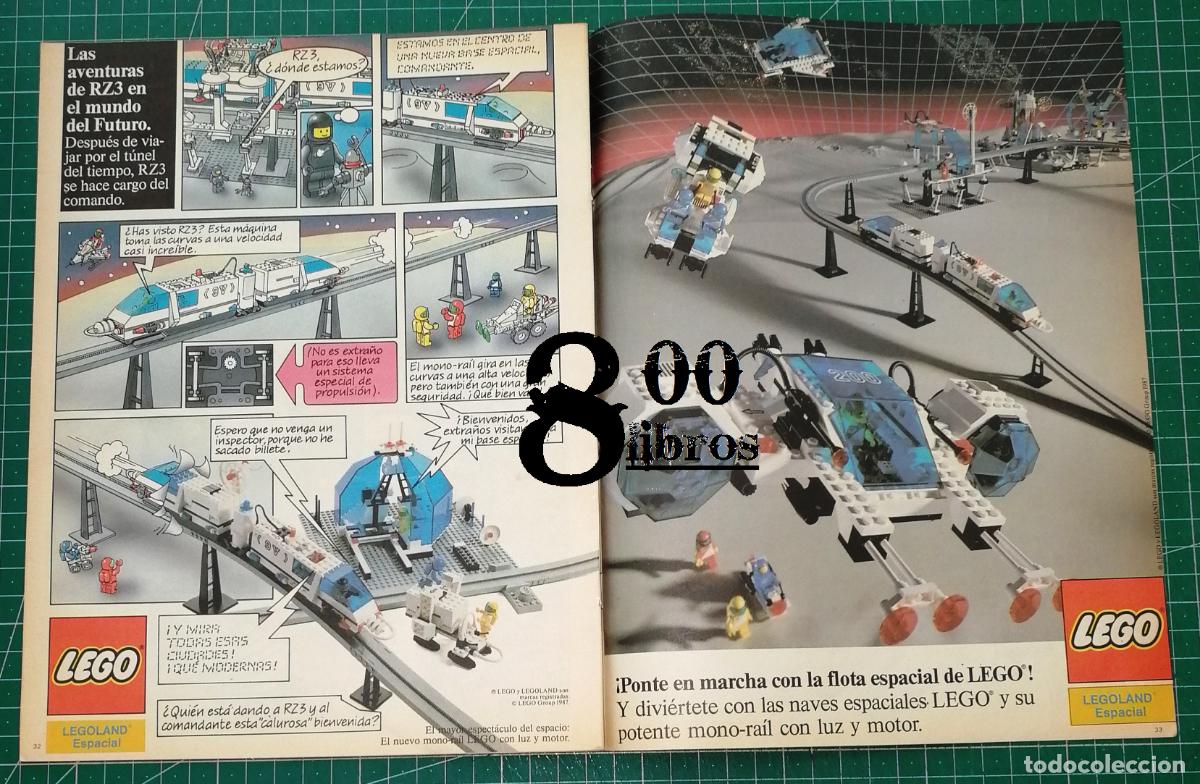 Catalogues publicitaires: ANUNCIO - HOJA - PUBLICIDAD LEGO LEGOLAND ESPACIAL Las aventuras de RZ3 en el mundo del Futuro 1987