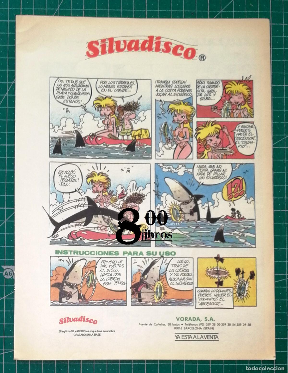 Werbekataloge: ANUNCIO - HOJA - PUBLICIDAD. SILVADISCO / Vorada, S.A. - 1987