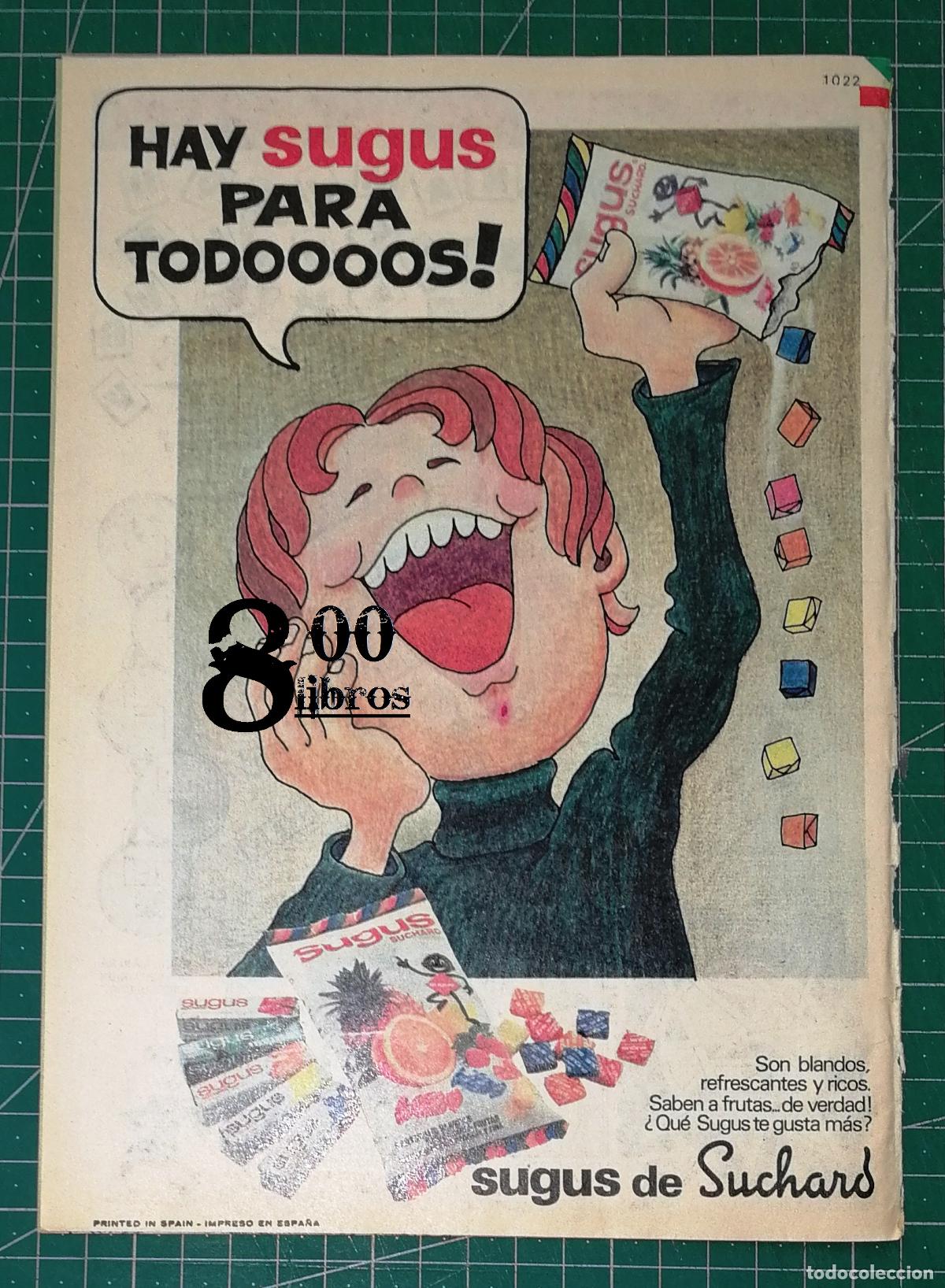 Catalogues publicitaires: ANUNCIO - HOJA - PUBLICIDAD. SUGUS : Hay SUGUS para todoooos! / de Suchard. - 1980