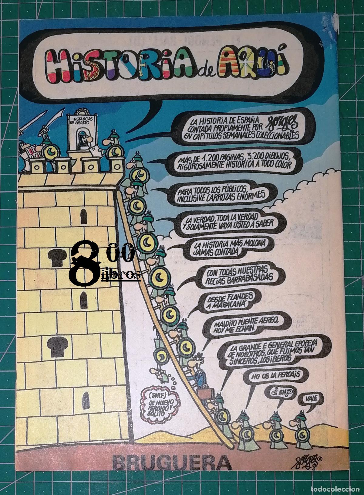 Catalogues publicitaires: ANUNCIO - HOJA - PUBLICIDAD. HISTORIA DE AQU&Iacute; / FORGES, BRUGUERA. - 1980
