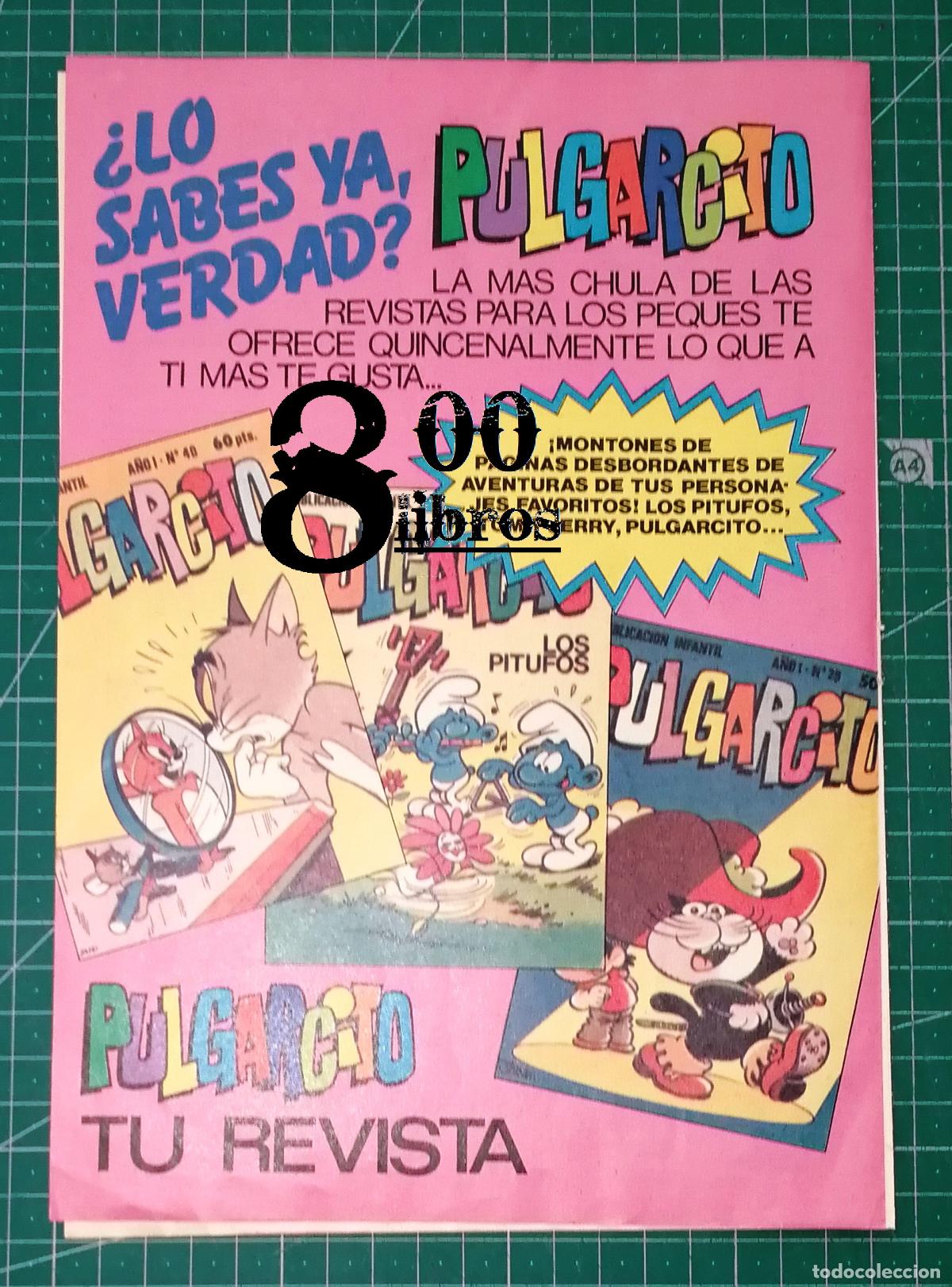 Werbekataloge: ANUNCIO - HOJA - PUBLICIDAD. PULGARCITO TU REVISTA. - 1982