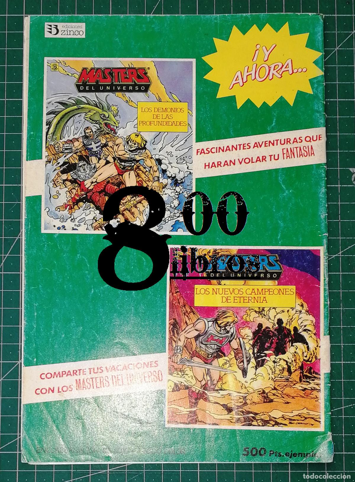 Catalogues publicitaires: ANUNCIO - HOJA - PUBLICIDAD. MASTERS DEL UNIVERSO. JUEGA Y COLOREA ; C&Oacute;MICS / ZINCO. - 1987