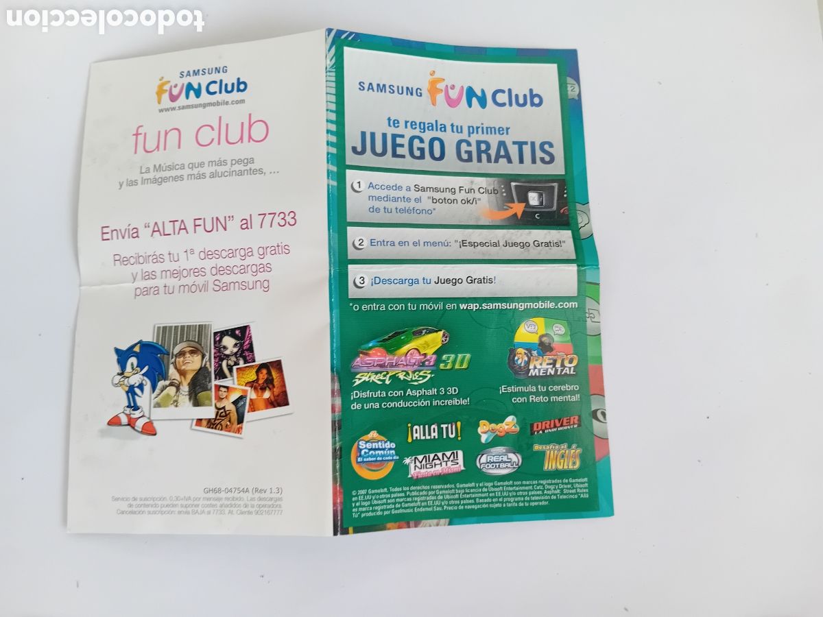 Catalogues publicitaires: samsung fun club catalogo