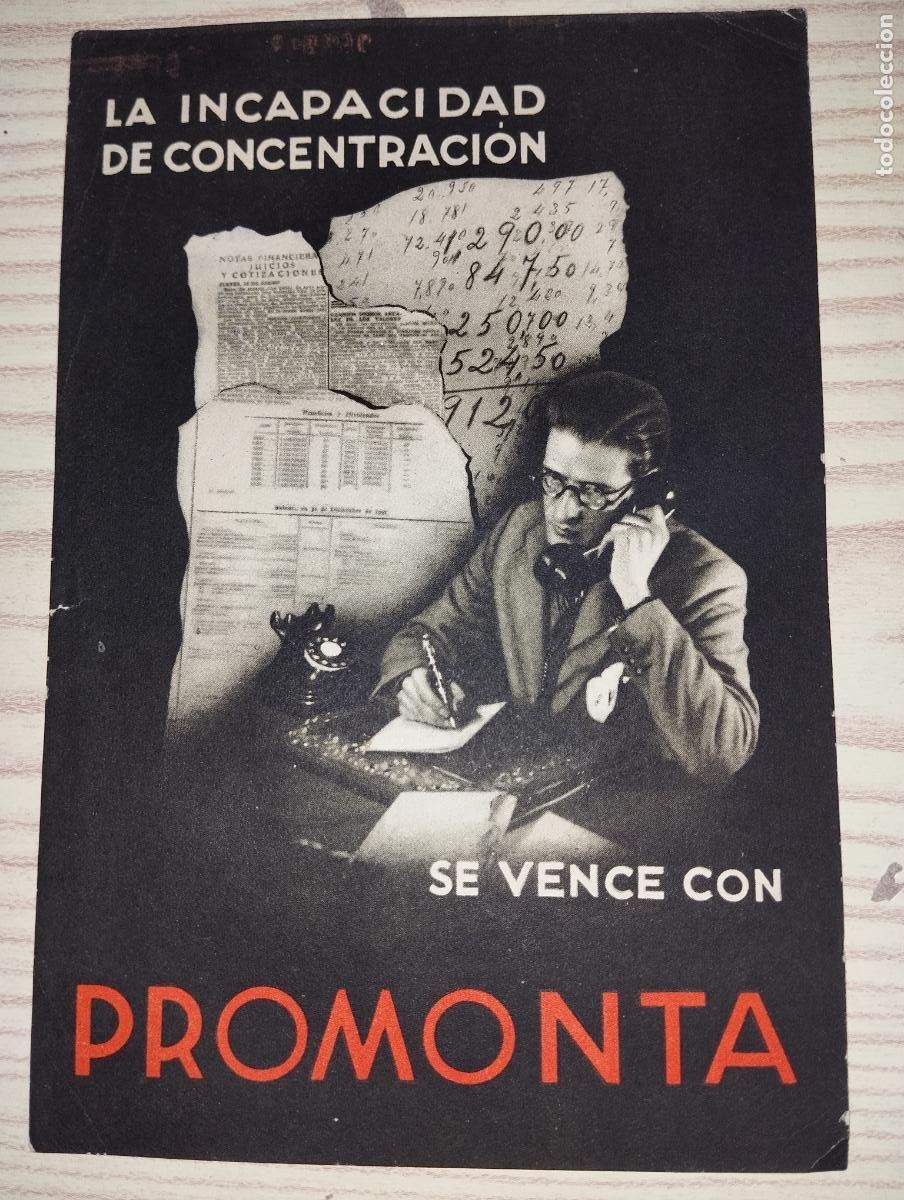 Werbekataloge: PUBLICIDAD FARMACIA ANTIGUA PROMONTA LAB. ABELL&Oacute;
