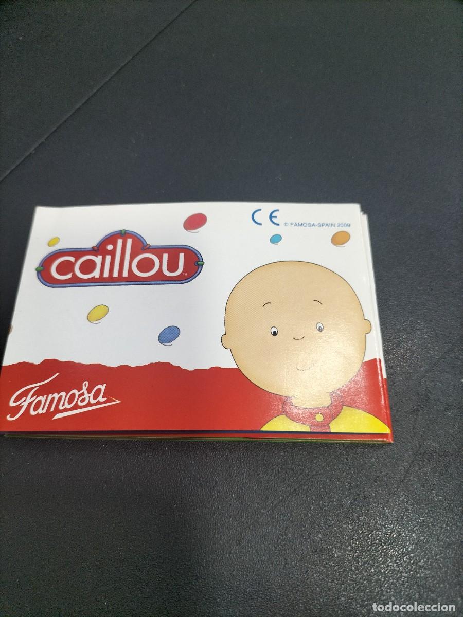 Cat&aacute;logos publicitarios: LIBRITO FAMOSA CAILLOU - CON OBJETOS Y JUGUETES RELACIONADOS