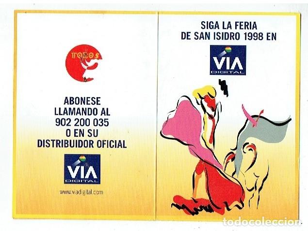 Cat&aacute;logos publicitarios: TOROS: FERIA DE SAN ISIDRO, 1998. (P/D55)