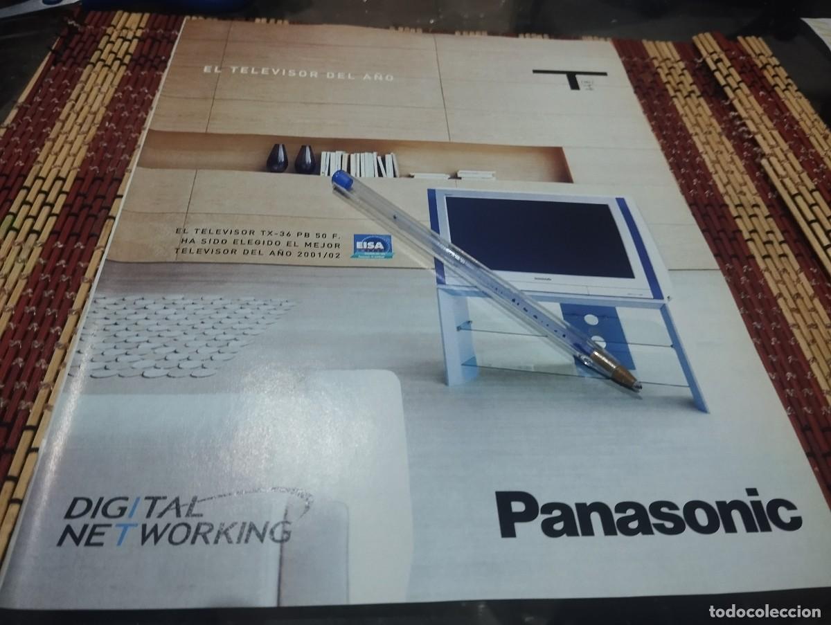 Werbekataloge: TELEVISOR PANASONIC ANUNCIO PUBLICIDAD REVISTA 2001