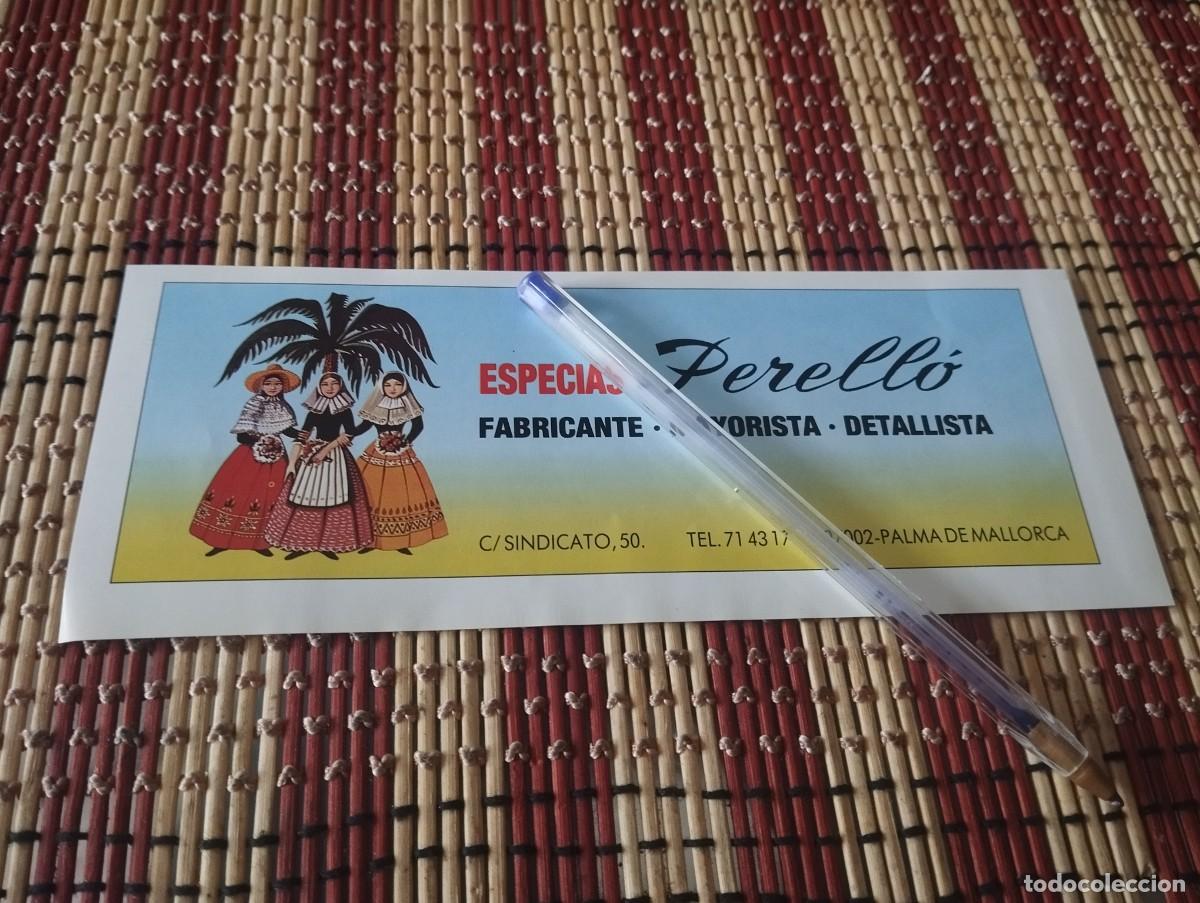Werbekataloge: ESPECIAS PERELLO CALLE SINDICATO PALMA DE MALLORCA ANUNCIO PUBLICIDAD REVISTA 1994