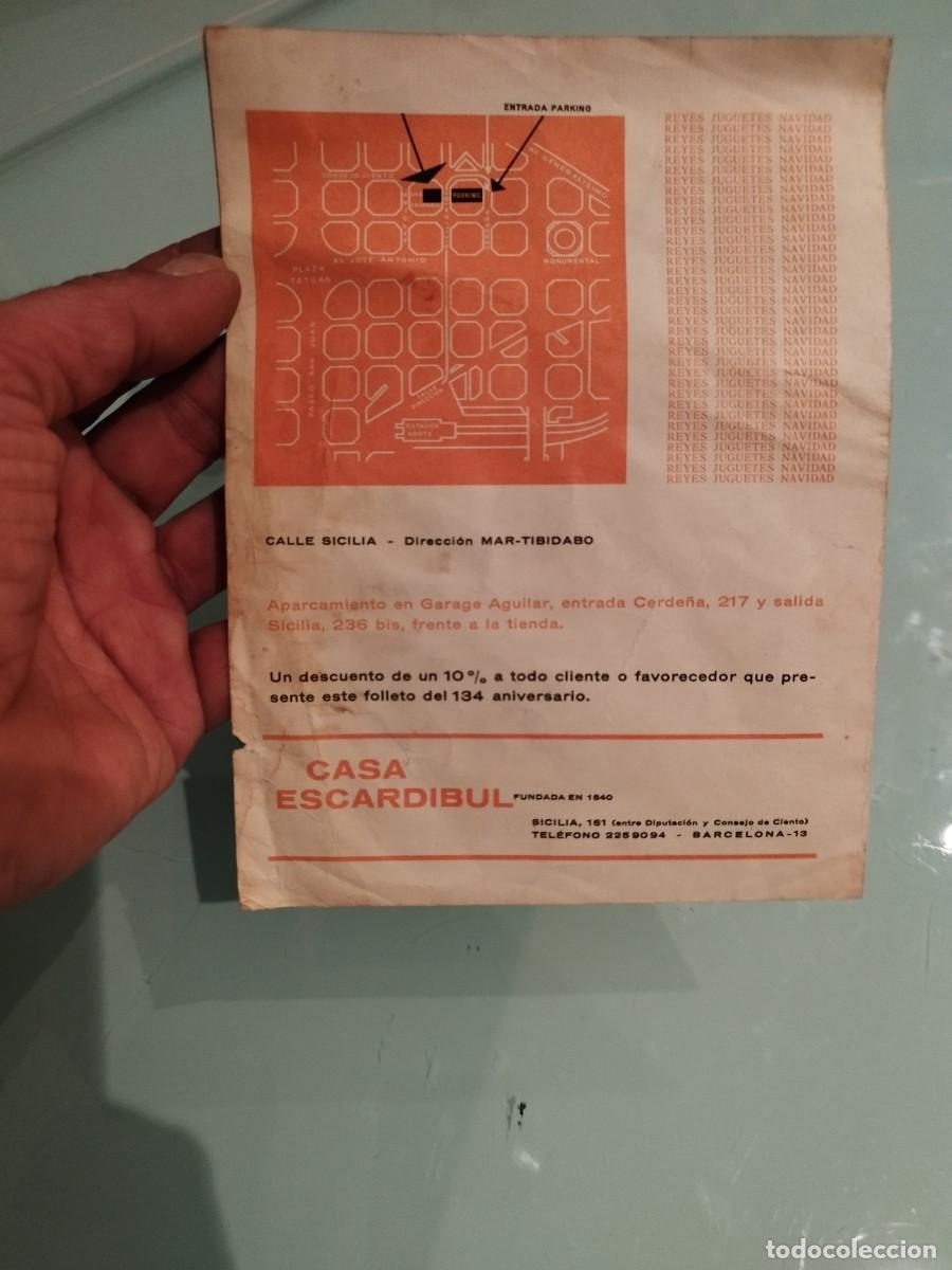 Werbekataloge: Antigua carta publicitaria de Casa escardibul, Barcelona.