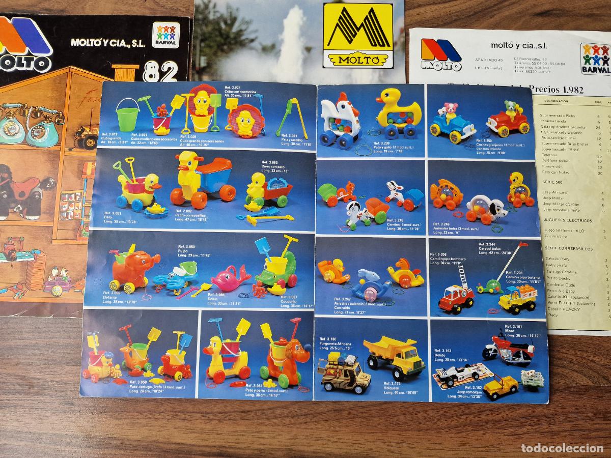 Cat&aacute;logos publicitarios: CAT&Aacute;LOGO JUGUETES MOLT&Oacute; 1982 - Foto 3
