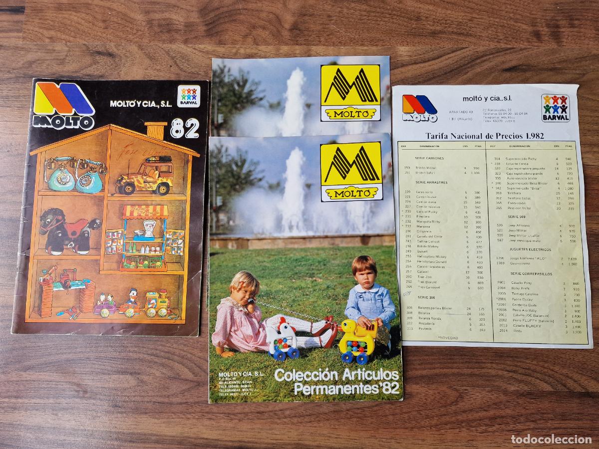 Cat&aacute;logos publicitarios: CAT&Aacute;LOGO JUGUETES MOLT&Oacute; 1982 - Foto 1