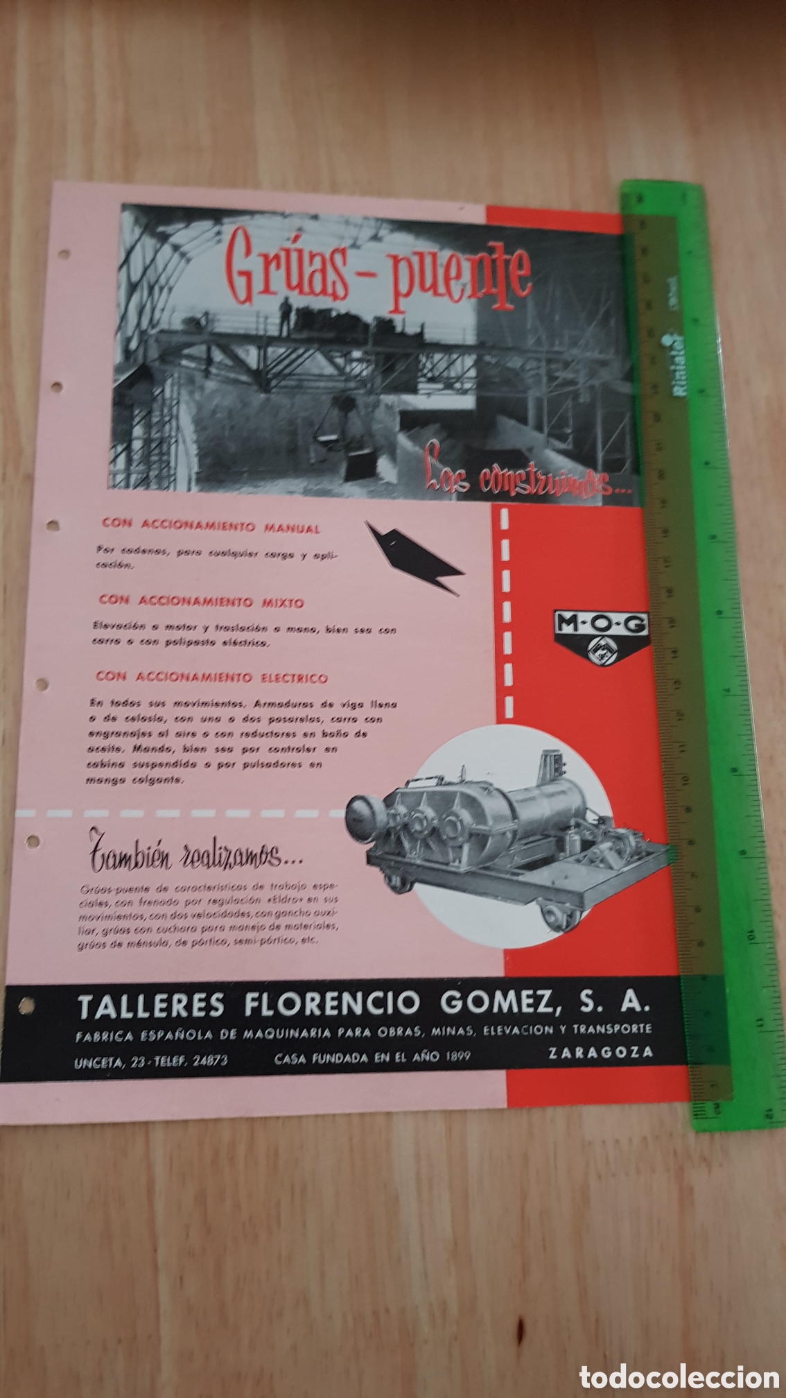 Cat&aacute;logos publicitarios: Polipastos Electricos Zaragoza