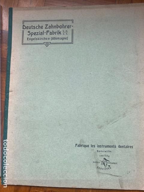 Catalogues publicitaires: Antiguo Catalogo material Dentista. Odontolog&iacute;a.