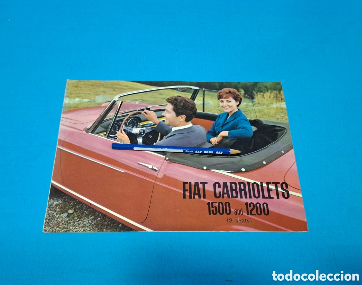 Werbekataloge: CAT&Aacute;LOGO FIAT CABRIOLETS 1500 AND 1200