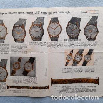 Advertising Catalogs: Lugo. Folleto Publicitario de Relojes antiguos. Comercial Relojera Garpa.