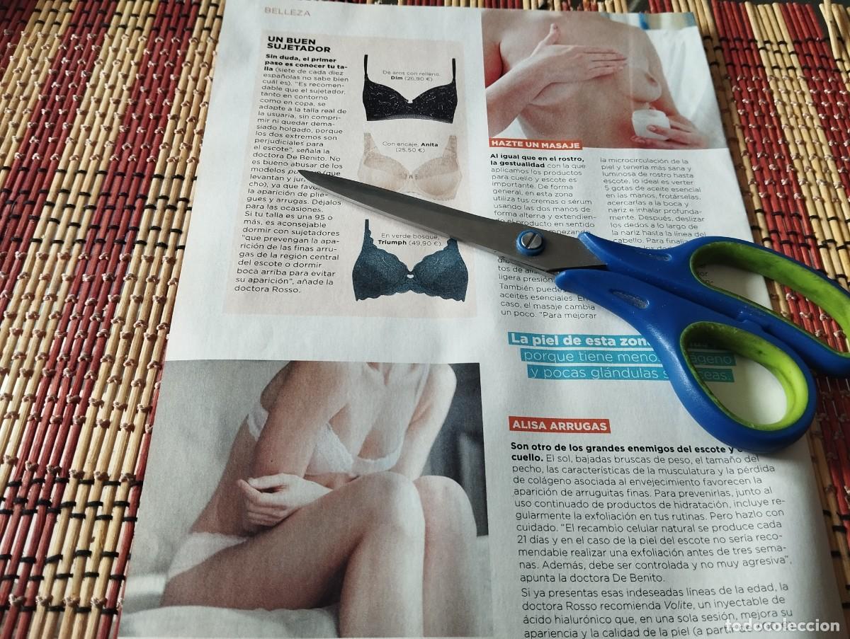 Cat&aacute;logos publicitarios: SUJETADOR LENCERIA ROPA INTERIOR INTIMA MUJER DIM, ANITA Y TRIUMPH ANUNCIO PUBLICIDAD REVISTA