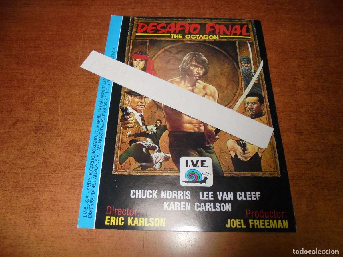 Catalogues publicitaires: PUBLICIDAD 1984 CINE: DESAFIO FINAL THE OCTAGON