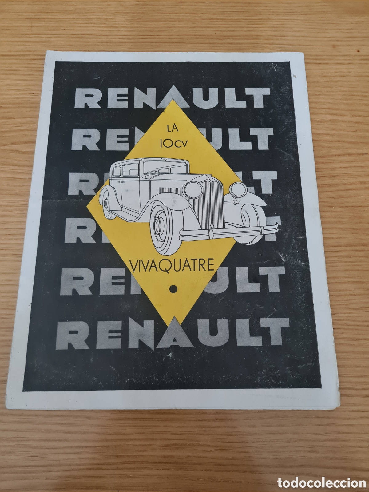 Cat&aacute;logos publicit&aacute;rios: VIVAQUATRE DE RENAULT 1931