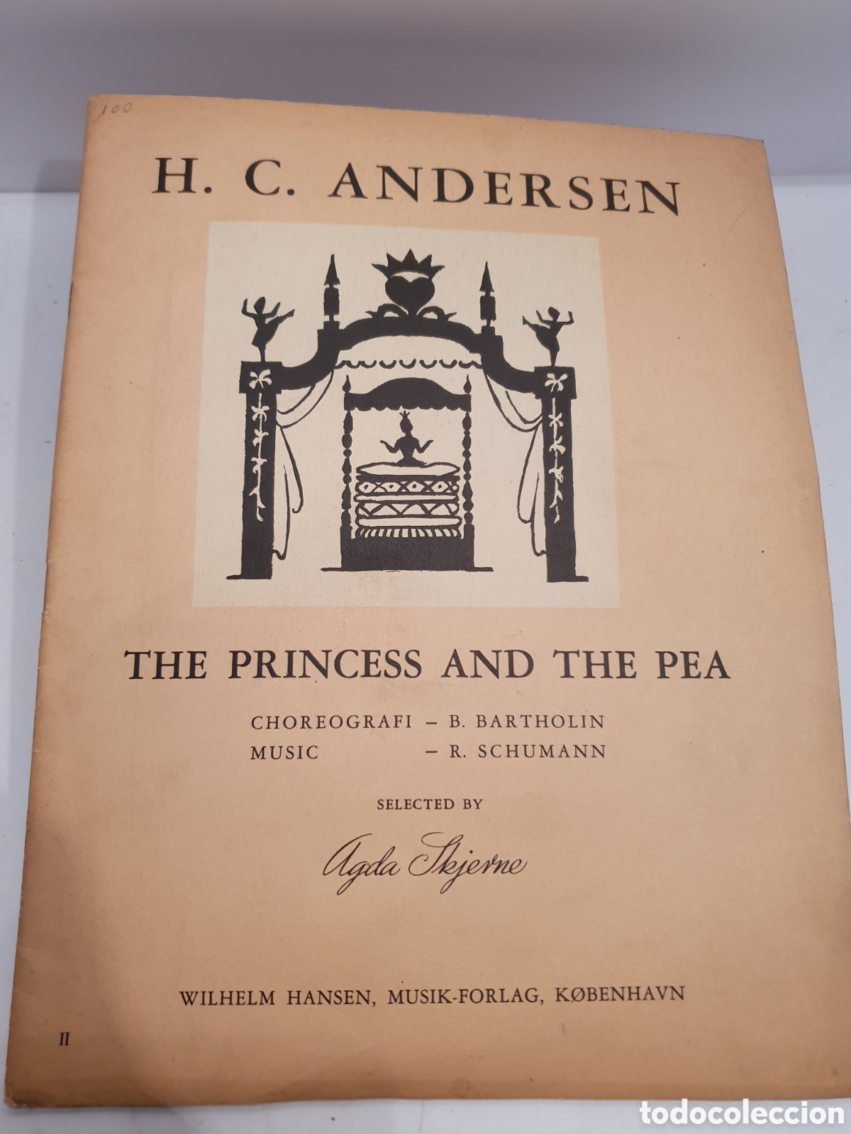 Cat&aacute;logos publicit&aacute;rios: H. C. ANDERSEN. THE PRINCESS AND THE PEA. AGDA SKJERNE.