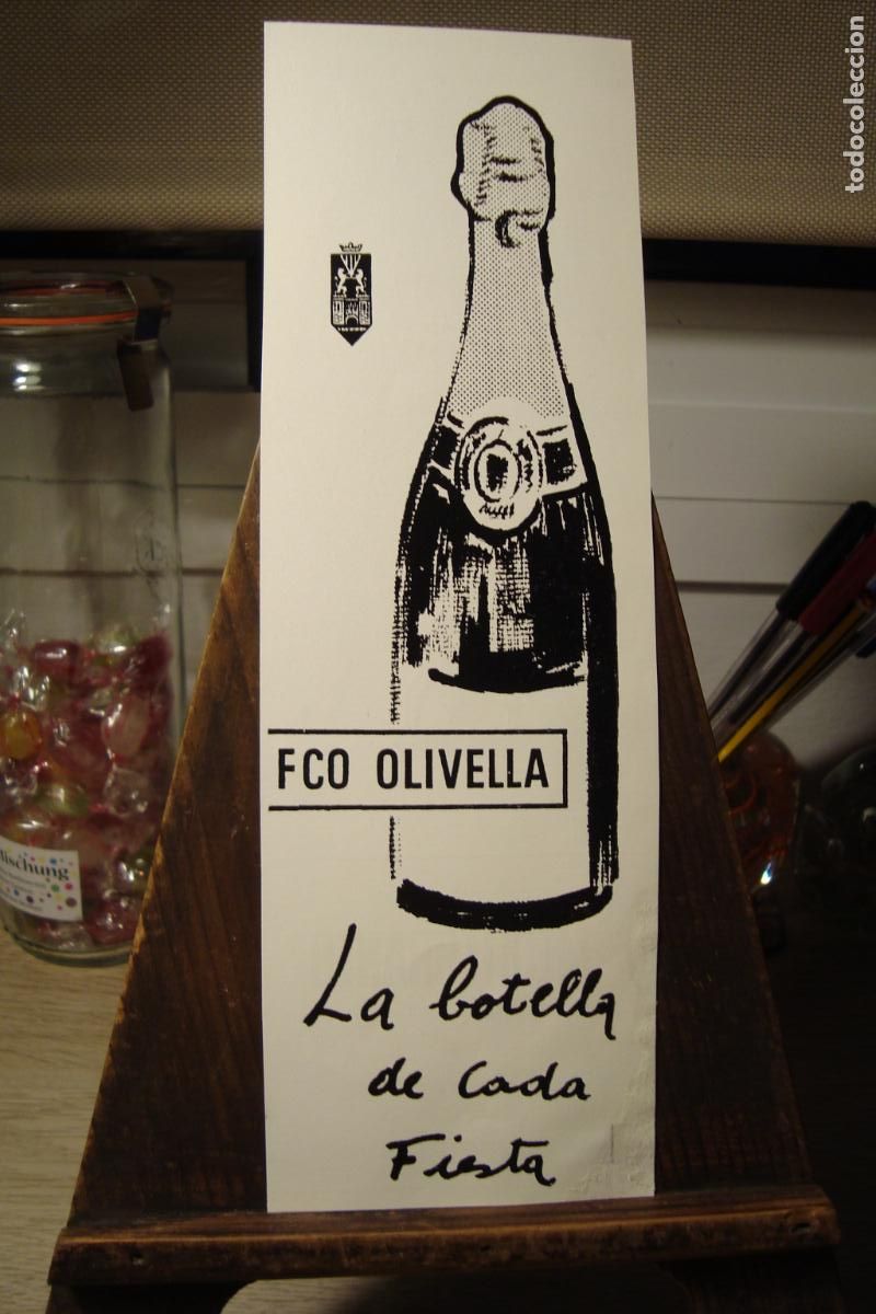 Cat&aacute;logos publicitarios: ANTIGUA PUBLICIDAD CAVA FRANCISCO OLIVELLA 1970
