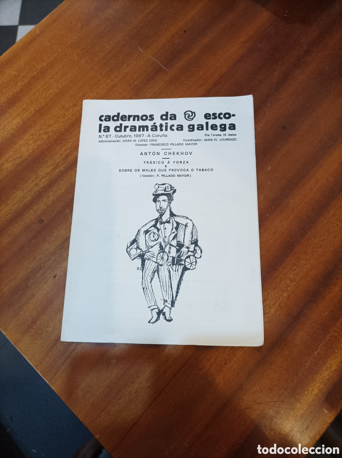 Cataloghi pubblicitari: CADERNOS DA ESCOLA DRAM&Aacute;TICA GALEGA N67 TRAXICO A FORZA OUTUBRO 1987