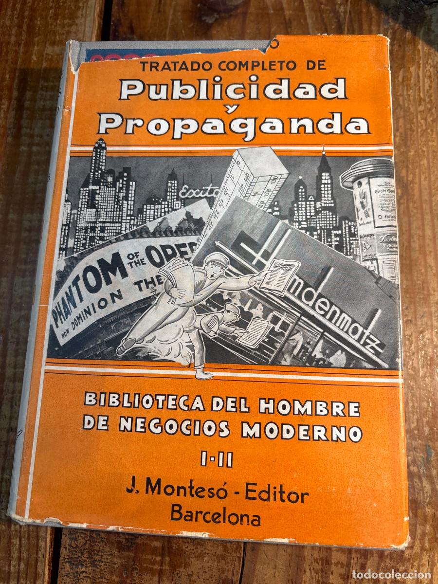 Cat&aacute;logos publicitarios: TRATADO COMPLETO DE PUBLICIDAD Y PROPAGANDA. TRSA BORI - GARDO.