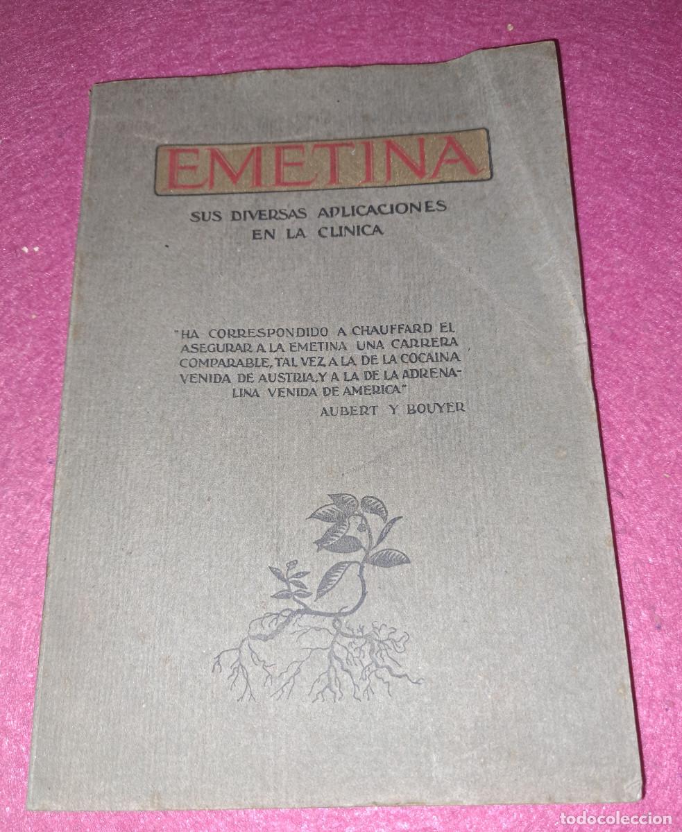 Cat&aacute;logos publicitarios: EMETINA - UNA CARRERA COMPARABLE A LA COCAINA - LABORATORIOS DEL NORTE DE ESPA&Ntilde;A - A&Ntilde;O 1931