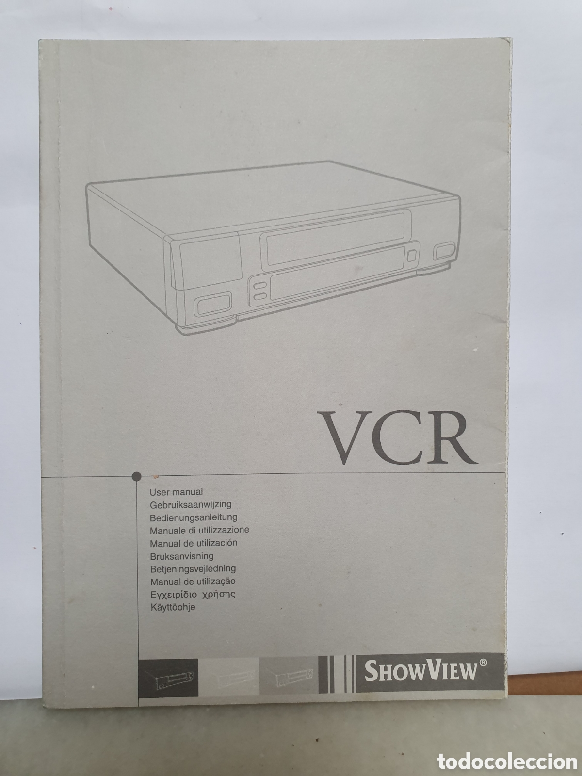 Cat&aacute;logos publicitarios: VCR. MANUAL DE UTILIZACION. SHOW VIEW. VIDEO THOMSON VTH6125G.