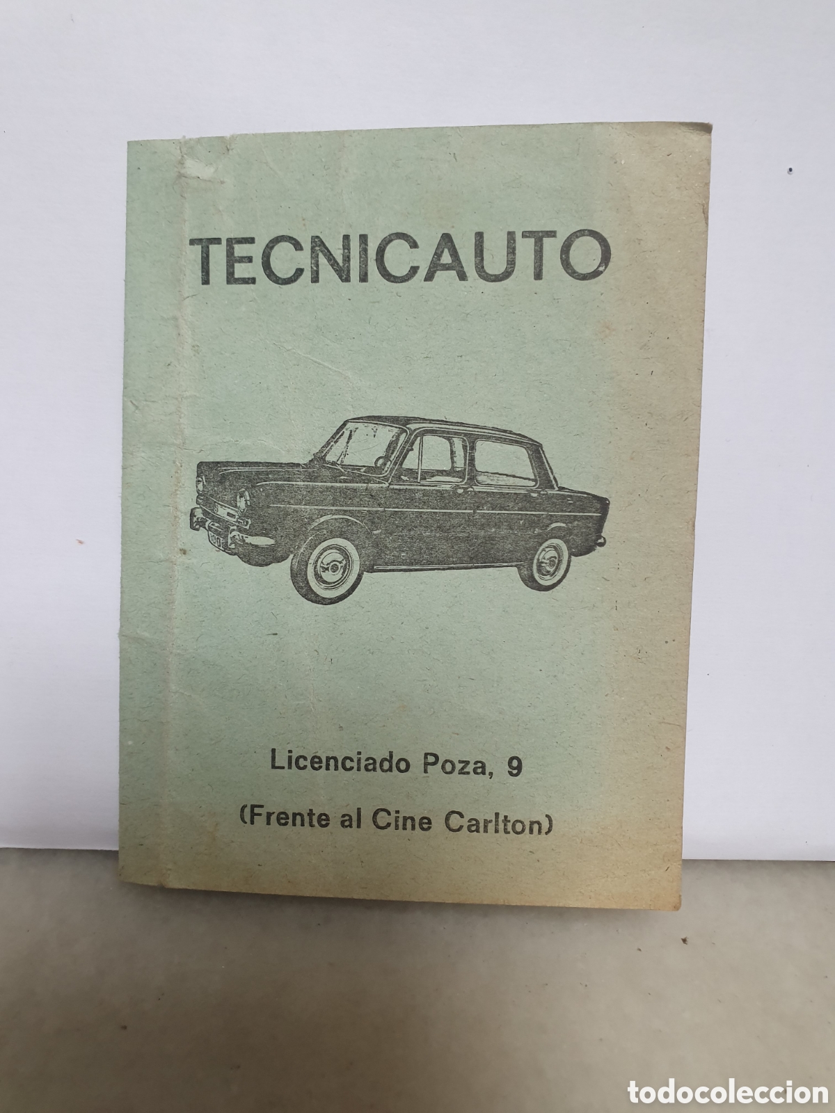Cat&aacute;logos publicitarios: TECNIAUTO. TARJETA PUBLICITARIA. KILOMETRICO DE BILBAO A....