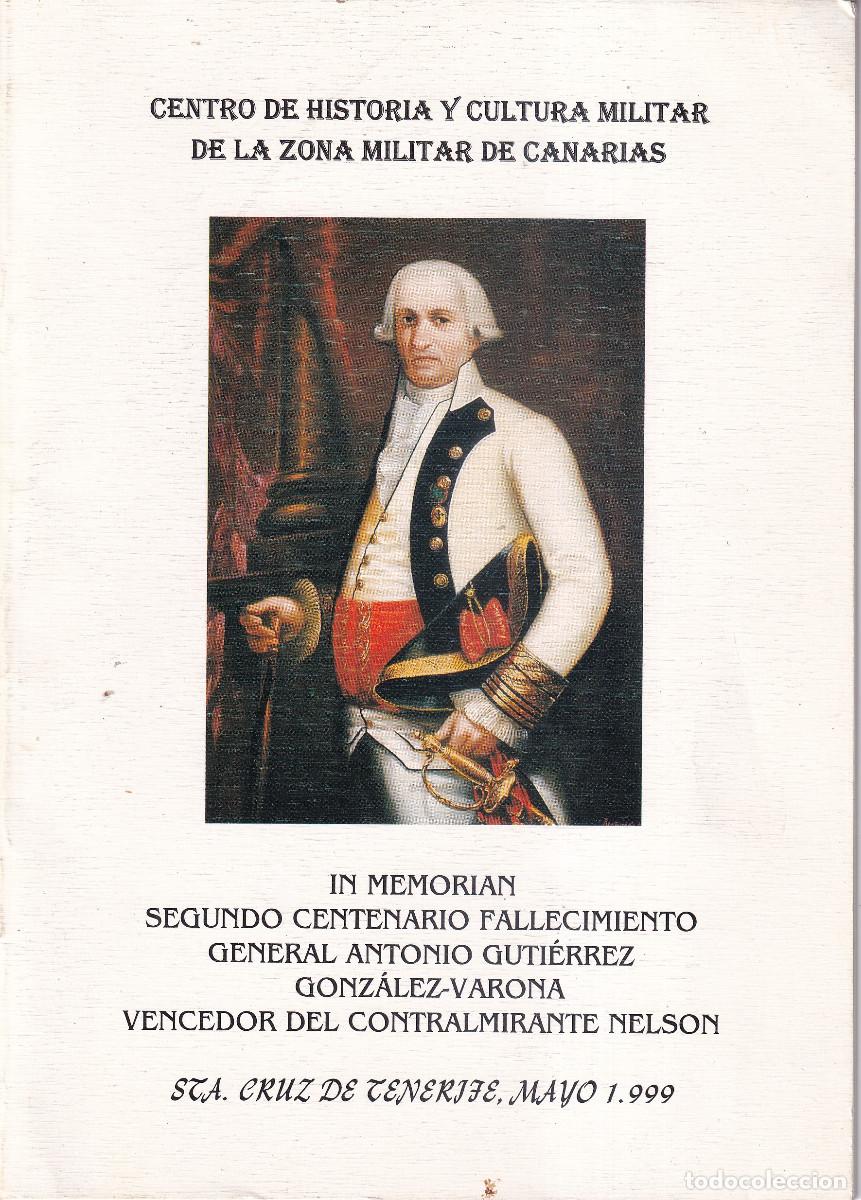 Cat&aacute;logos publicitarios: SEGUNDO CENTENARIO FALLECIMIENTO ANTONIO GUTIERREZ TENERIFE 1999