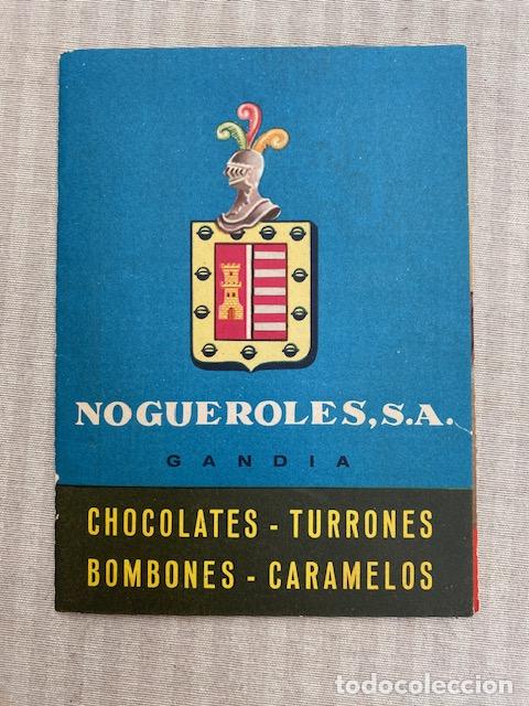 Cat&aacute;logos publicitarios: NOGUEROLES GANDIA CHOCOLATES TURRONES 1959