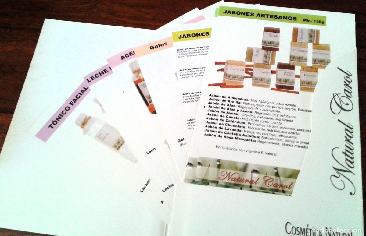 Cat&aacute;logos publicitarios: CATALOGO DE PRODUCTOS NATURAL CAROL - COSMETICA NATURAL-