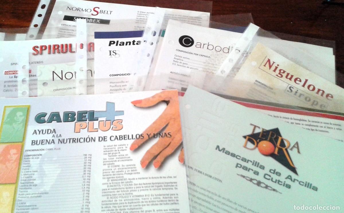 Cat&aacute;logos publicitarios: 38 LAMINAS DE CATALOGO DE PRODUCTOS DE FITOTERAPIA DE LA MARCA D&acute;HERBOS