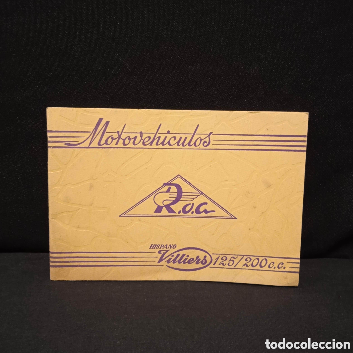 Werbekataloge: MOTOVEHICULOS R.O.A ROA INDUSTRIAS ONIEVA HISPANO VILLIERS 125/200CC FOLLETO CAT&Aacute;LOGO #CJ6