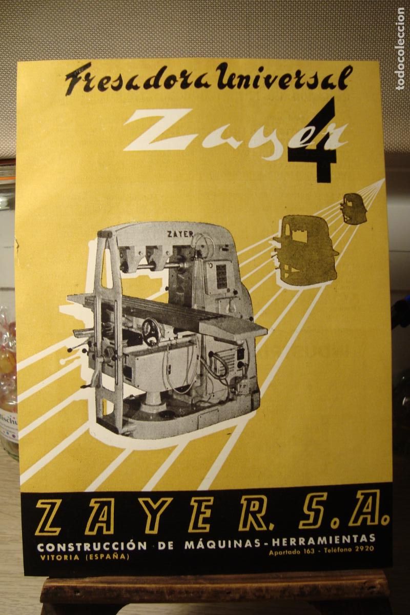 Werbekataloge: ANTIGUA PUBLICIDAD FRESADOR UNIVERSAL ZAYER S.A VITORIA 1959