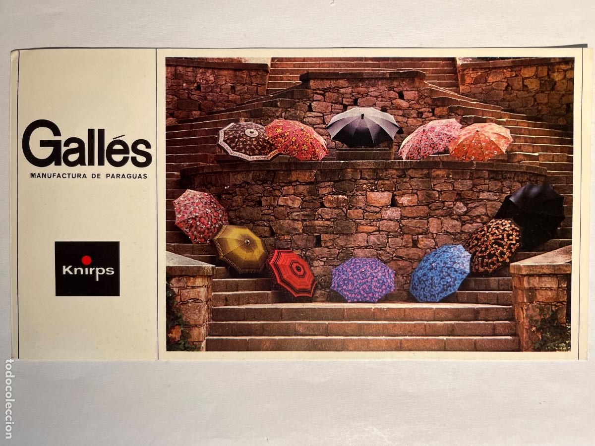 Werbekataloge: PUBLICIDAD. Gall&eacute;s, manufactura de paraguas. Knirps. 1968. cat&aacute;logo paraguas