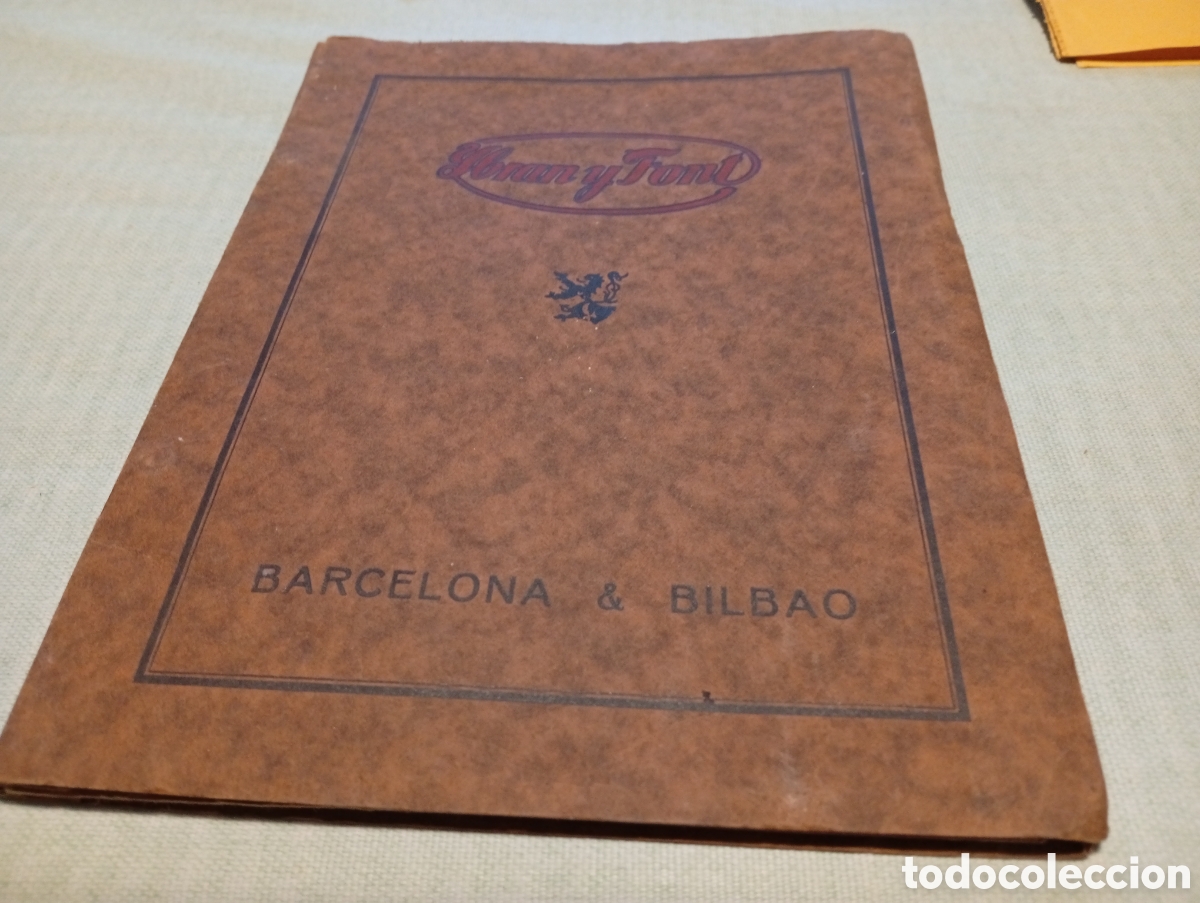 Werbekataloge: Cat&aacute;logo lista de art&iacute;culos de la Secci&oacute;n de Metalister&iacute;a YBRAN & FONT, Barcelona creo 1930