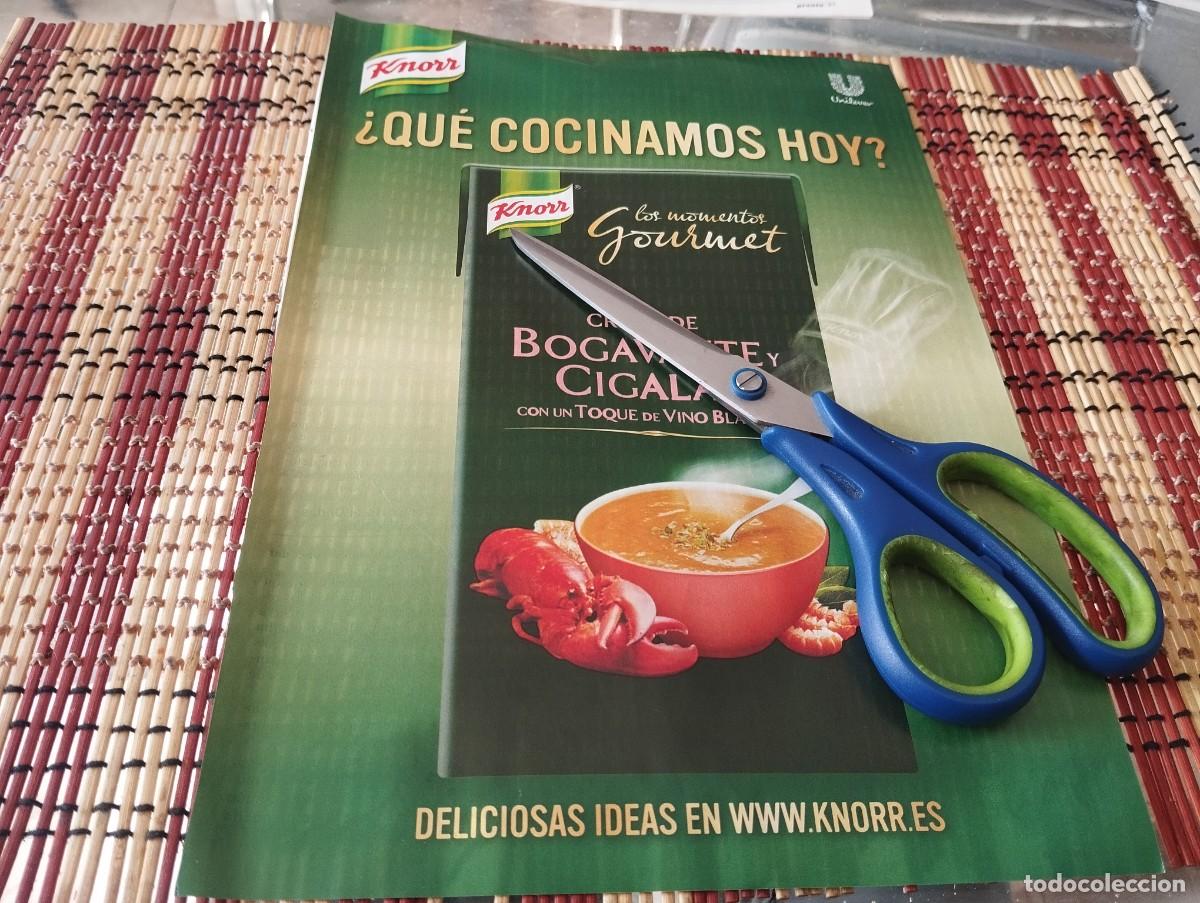 Catalogues publicitaires: KNORR CREMA DE BOGAVANTE Y CIGALAS ANUNCIO PUBLICIDAD REVISTA 2013