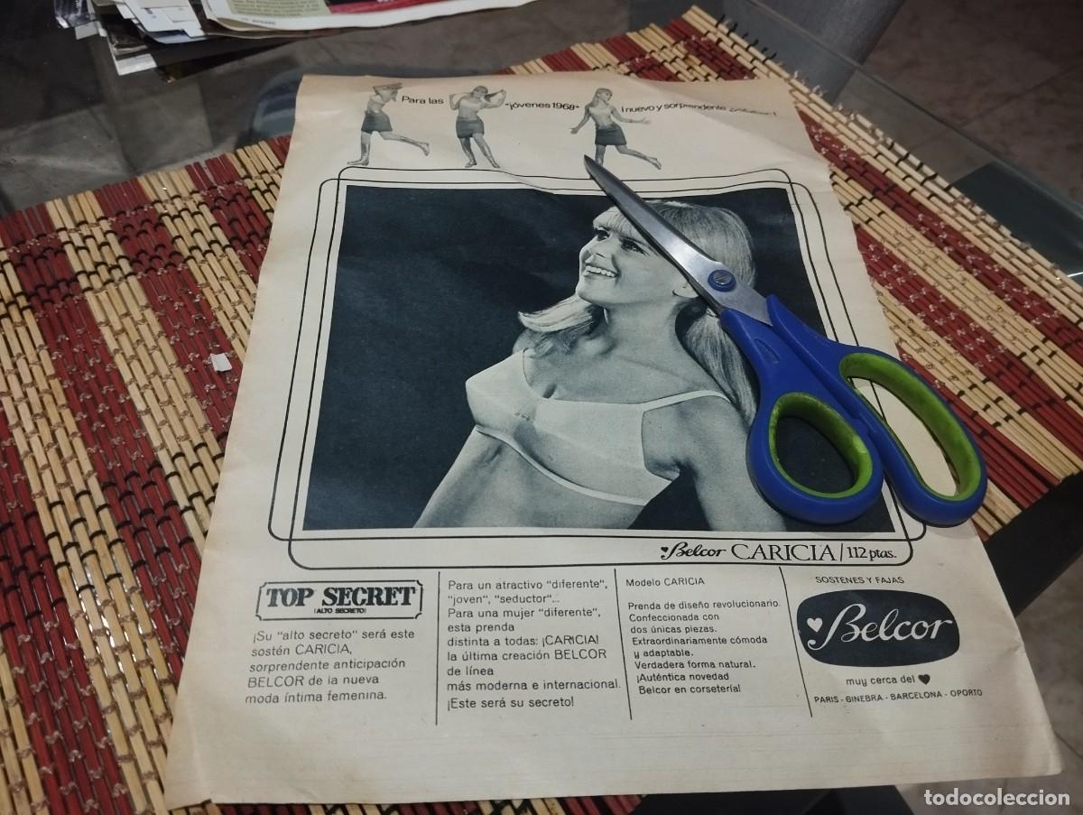 Werbekataloge: BELCOR LENCERIA CORSE SUJETADOR ROPA INTIMA SEXY ANUNCIO PUBLICIDAD REVISTA 1967