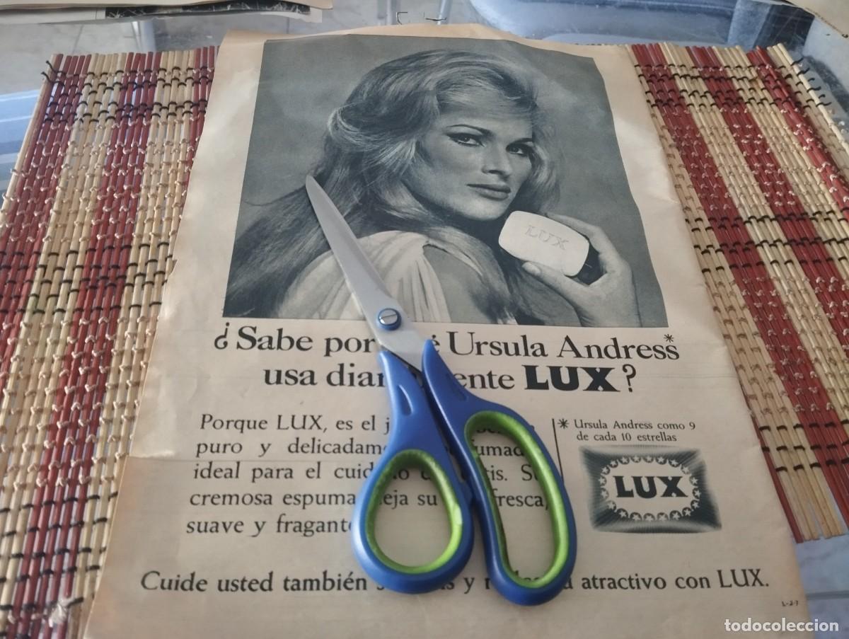 Werbekataloge: LUX JABON CREMOSO URSULA ANDRESS ANUNCIO PUBLICIDAD REVISTA 1967