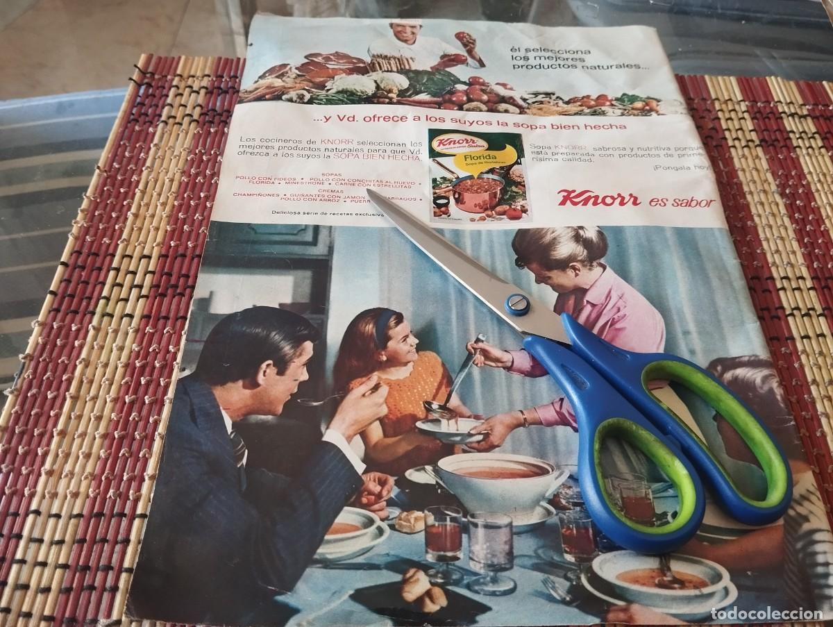 Werbekataloge: SOPAS KNORR FLORIDA ANUNCIO PUBLICIDAD REVISTA 1967