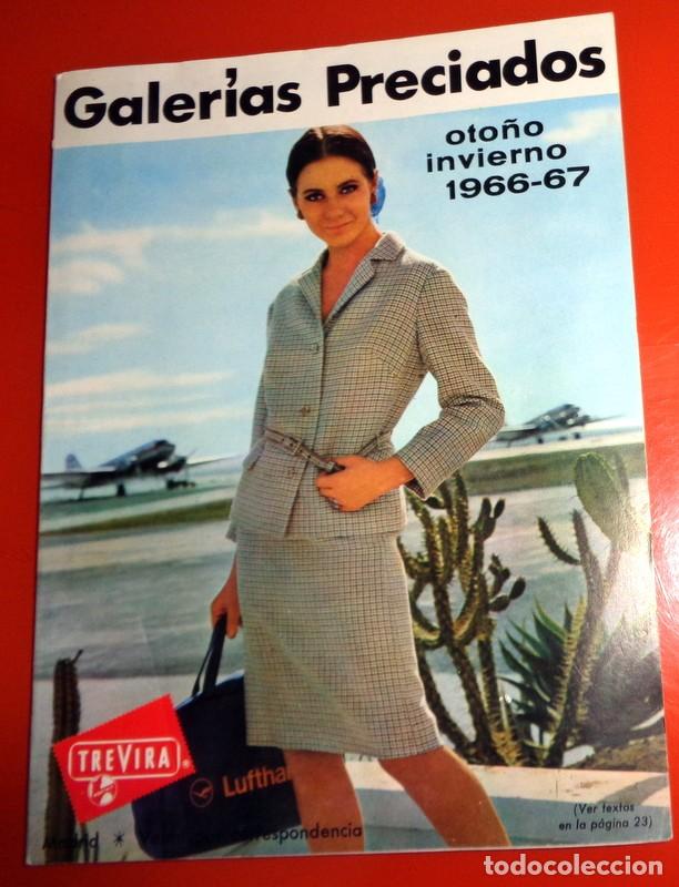 Werbekataloge: ANTIGUO CAT&Aacute;LOGO GALERIAS PRECIADOS MODA A&Ntilde;O 1966-1967 PUBLICIDAD VINTAGE. JUGUETES DEPORTIVOS BALON