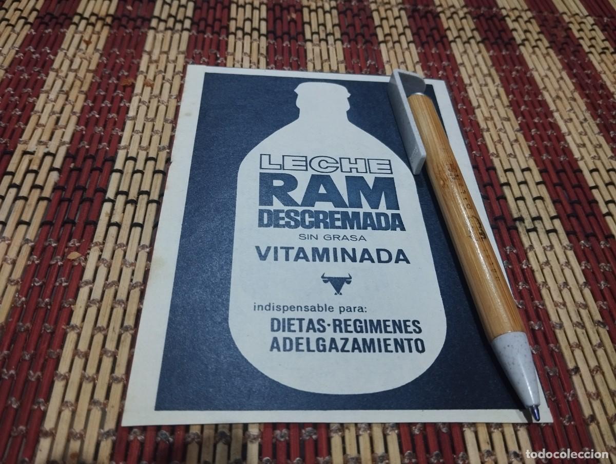 Werbekataloge: LECHE RAM DESCREMADA SIN GRASA VITAMINADA ANUNCIO PUBLICIDAD REVISTA A&Ntilde;O 1965