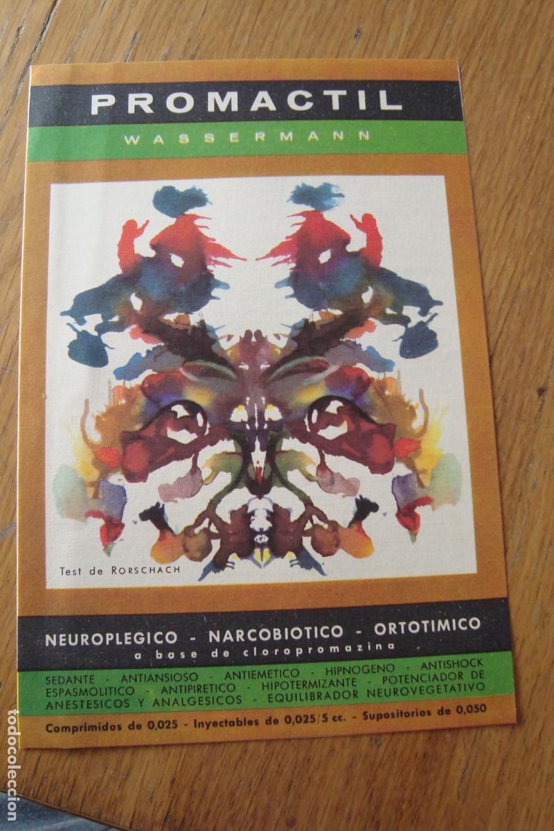 Catalogues publicitaires: ANTIGUA PUBLICIDAD MEDICAMENTOS PROMACTIL WASSERMAN BARCELONA.
